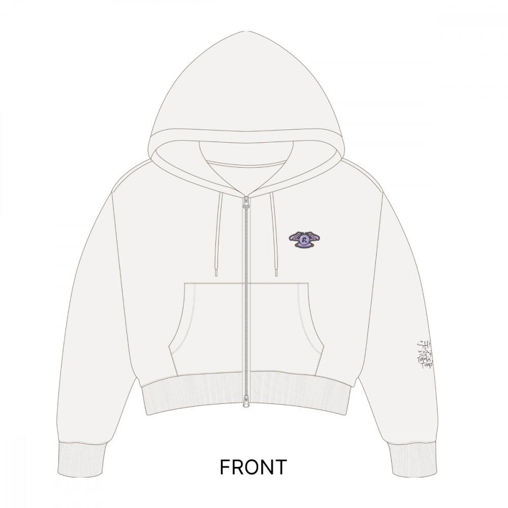 RYUGUJO Cropped Zip Up Hoodie | 龍宮城 OFFICIAL SHOP｜龍宮城 公式